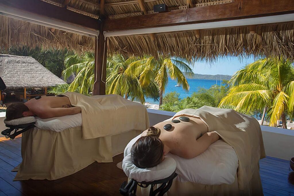 Secrets Resort Spa couples massage