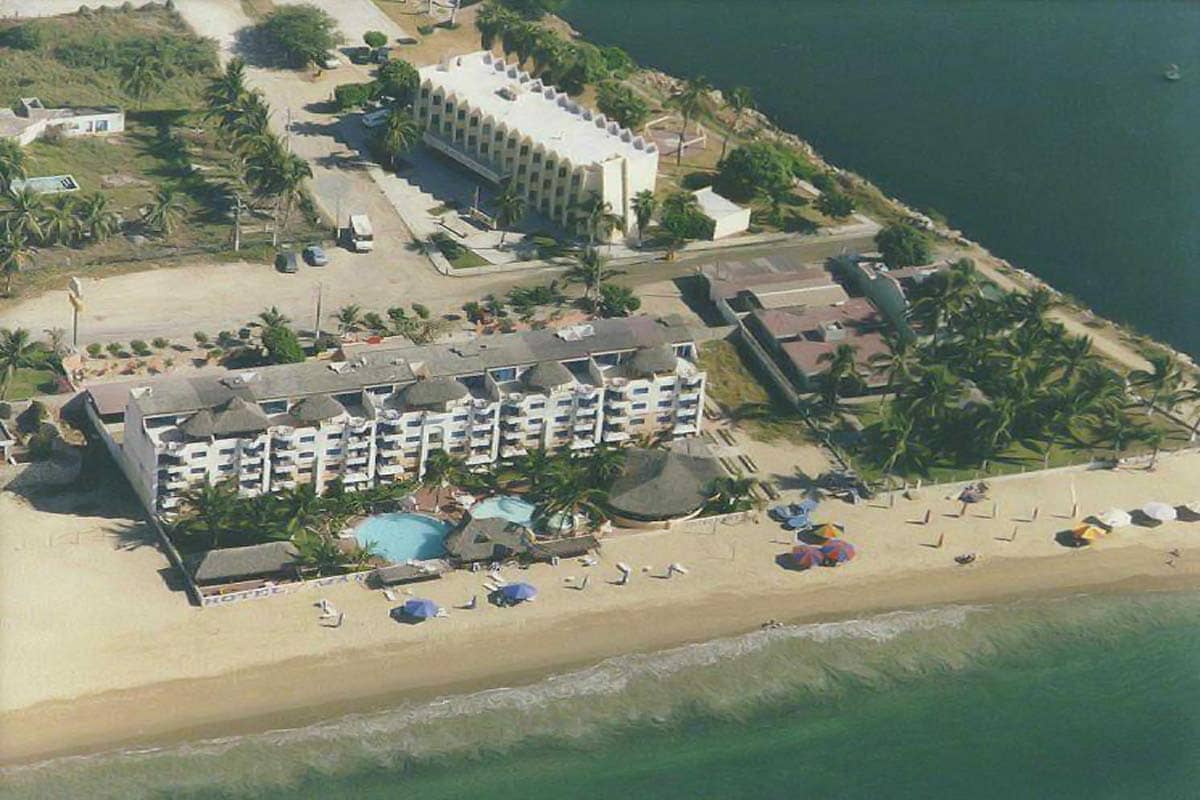 Hotel Marina Puerto Dorado aerial view