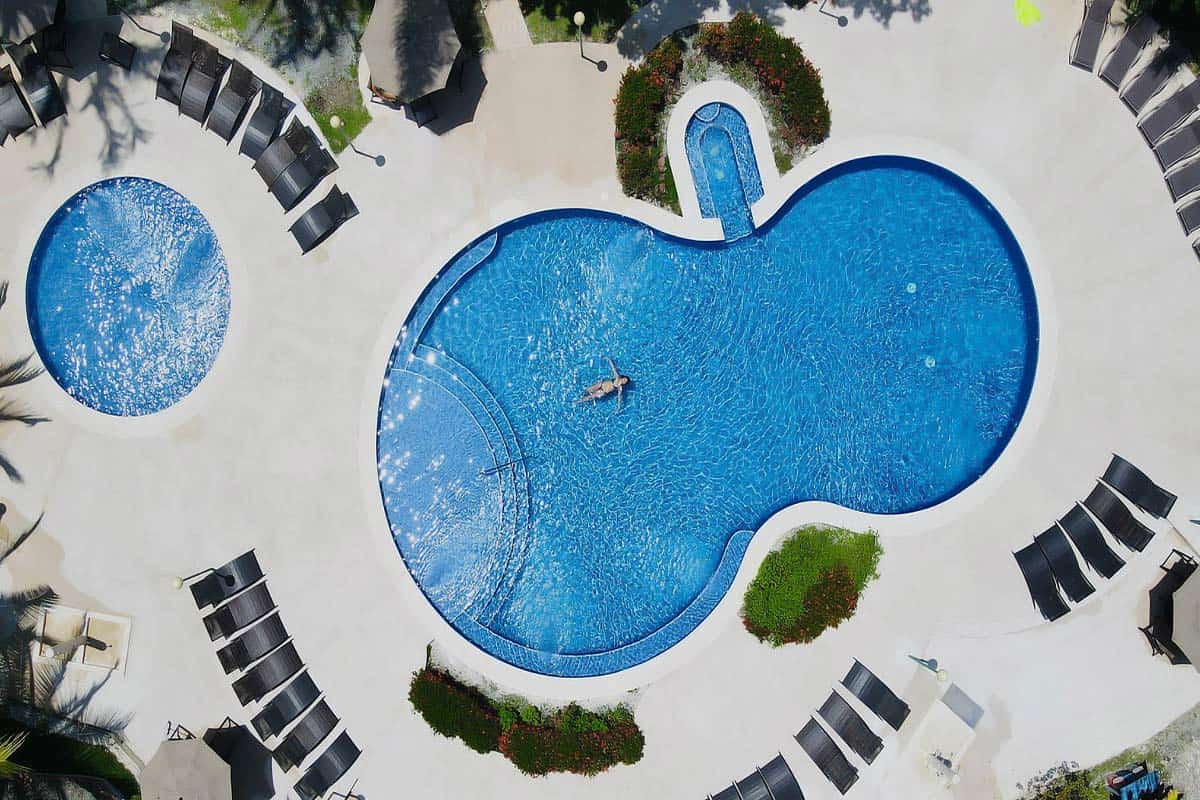 Manzanillo Caribbean Resort aerial view