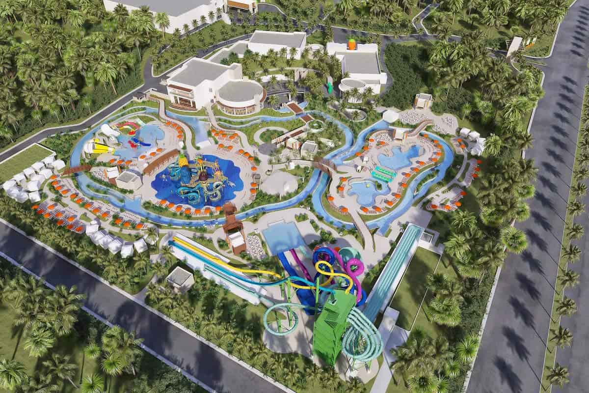 Nickelodeon Hotels And Resorts Riviera Maya aerial view